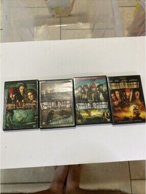 Pirates Of The Caribbean 1-4 DVD Bundle
